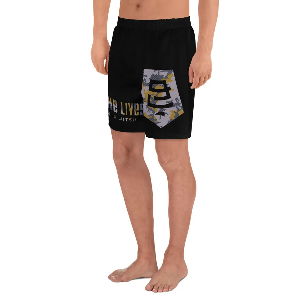 Badge Camo Men's Athletic Shorts