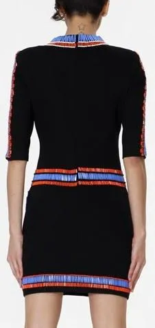 Bead Embellished Sheath Dress