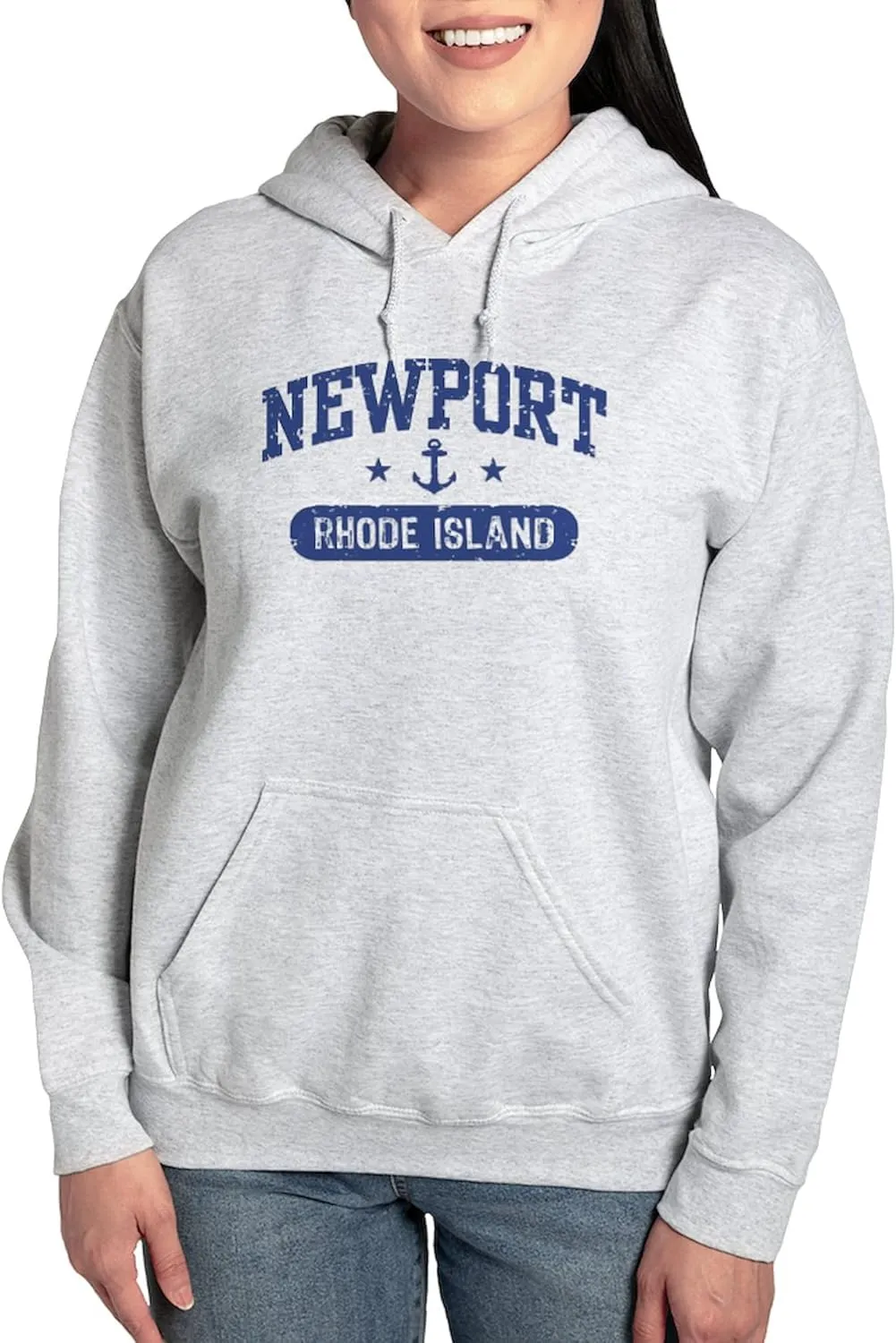 CafePress Newport Rhode Island Sweatshirt Women's Light Hooded Pullover Sweatshirt