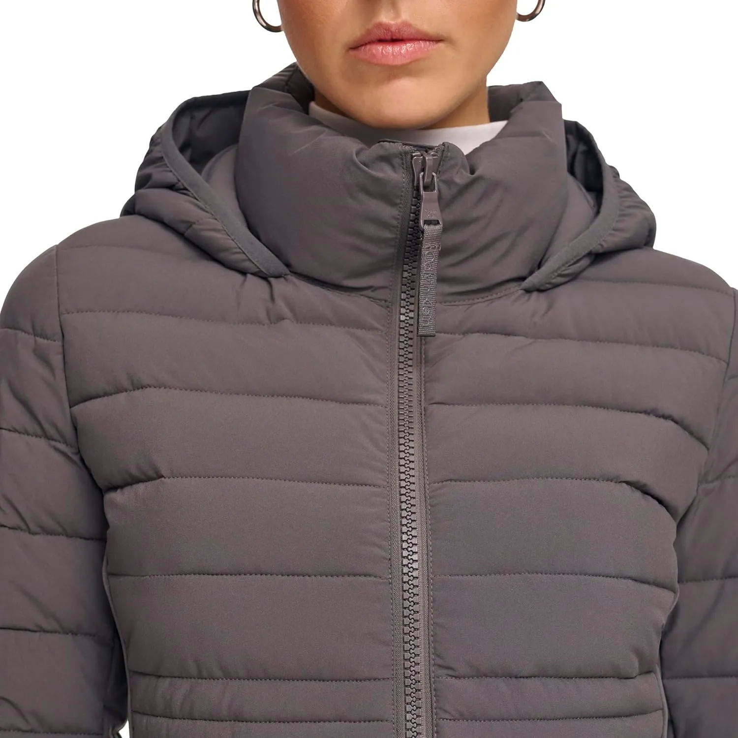 Calvin Klein Women's Long Light-weight Puffer Jacket