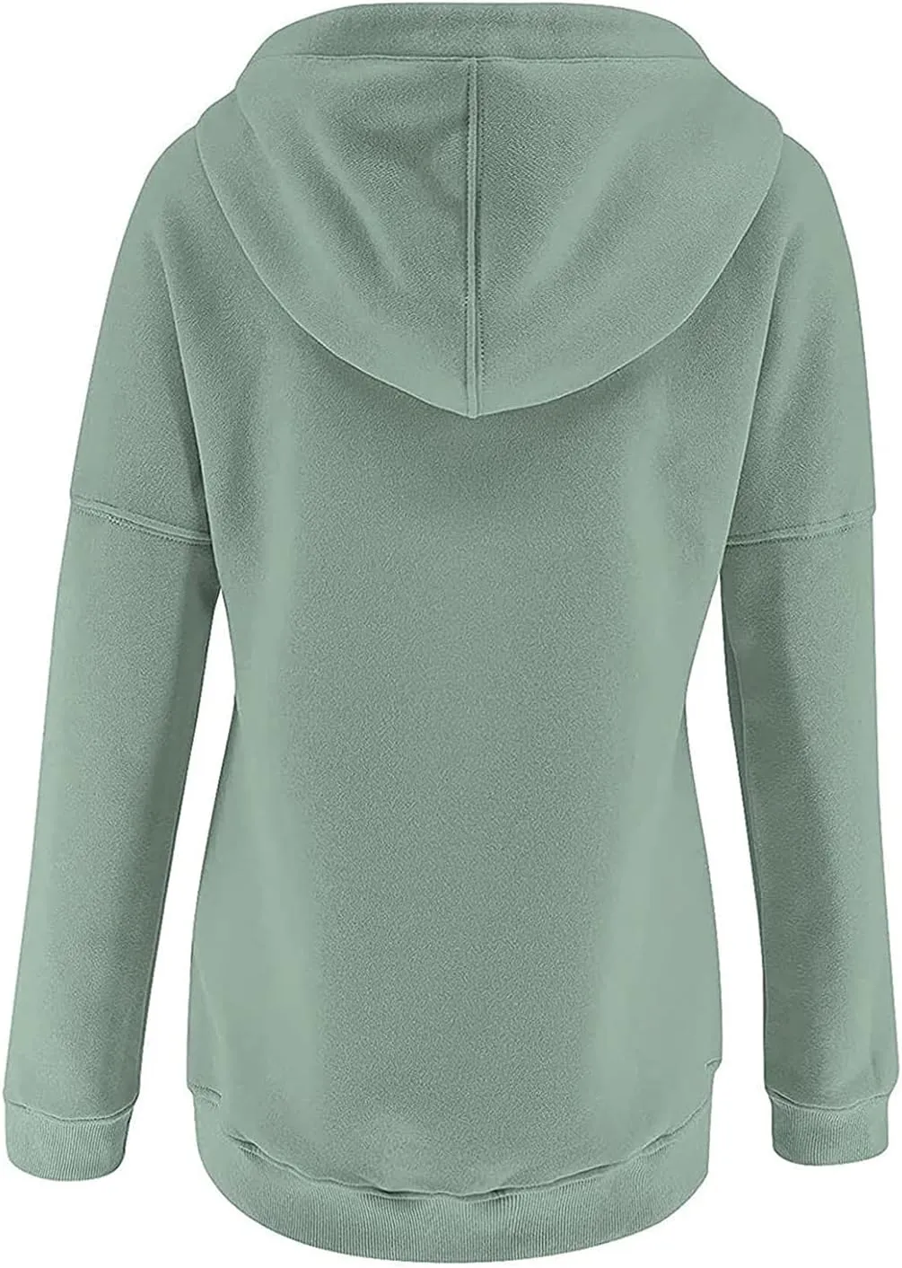 Ceboyel Women Cute Hoodies 2023 Button Collar Pullover Tops Drawstring Long Sleeve Sweatshirts Trendy Teen Girls Clothing