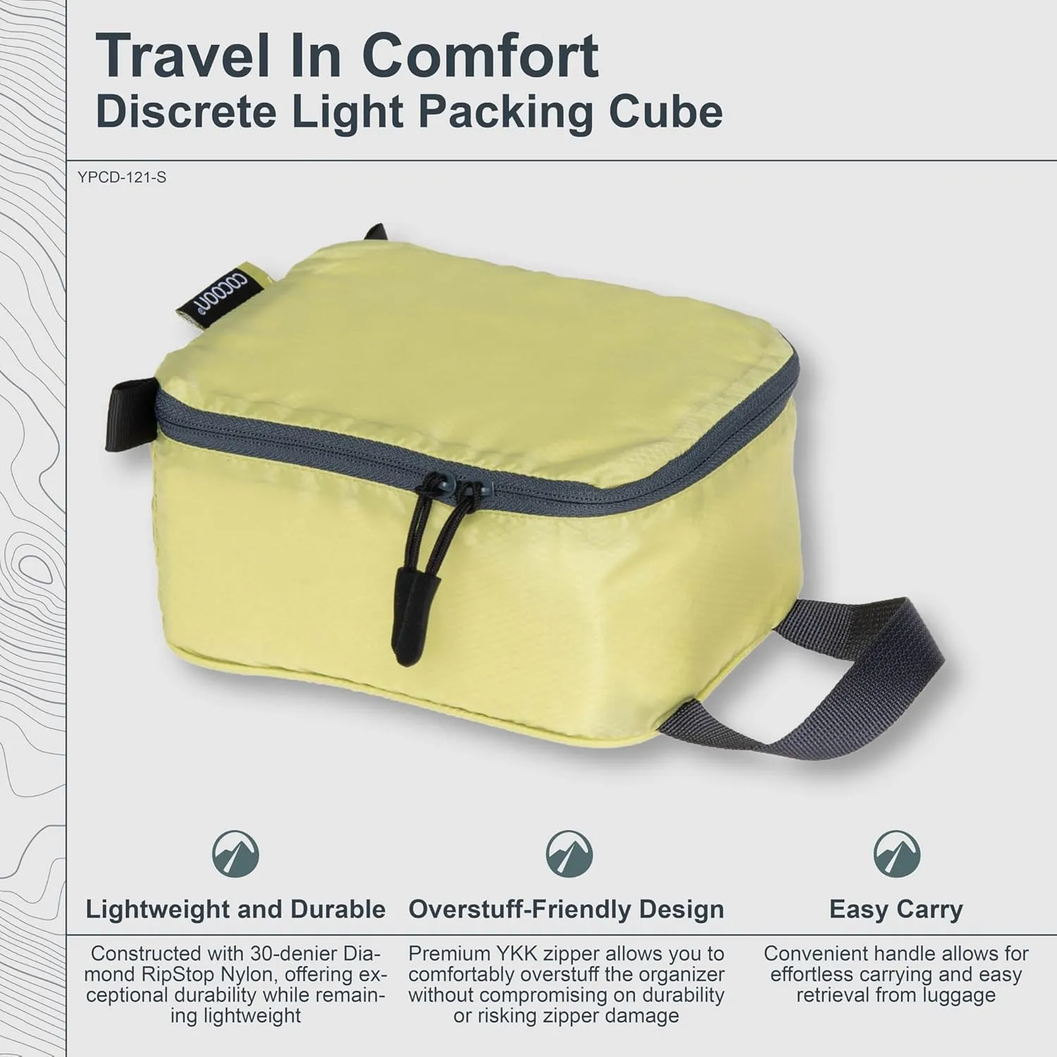 COCOON - Premium - Discrete Light Packing Cube Small - Wild Lime - Small