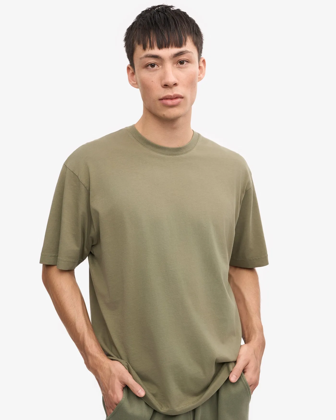 Colorful Standard Oversized Organic Tee - Dusty Olive