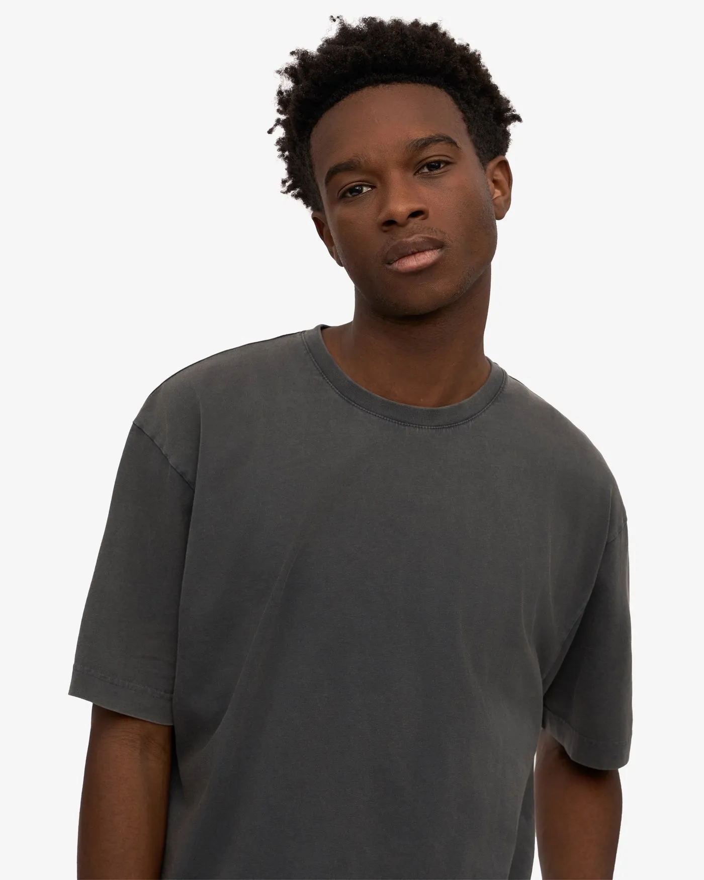 Colorful Standard Oversized Organic Tee - Faded Black