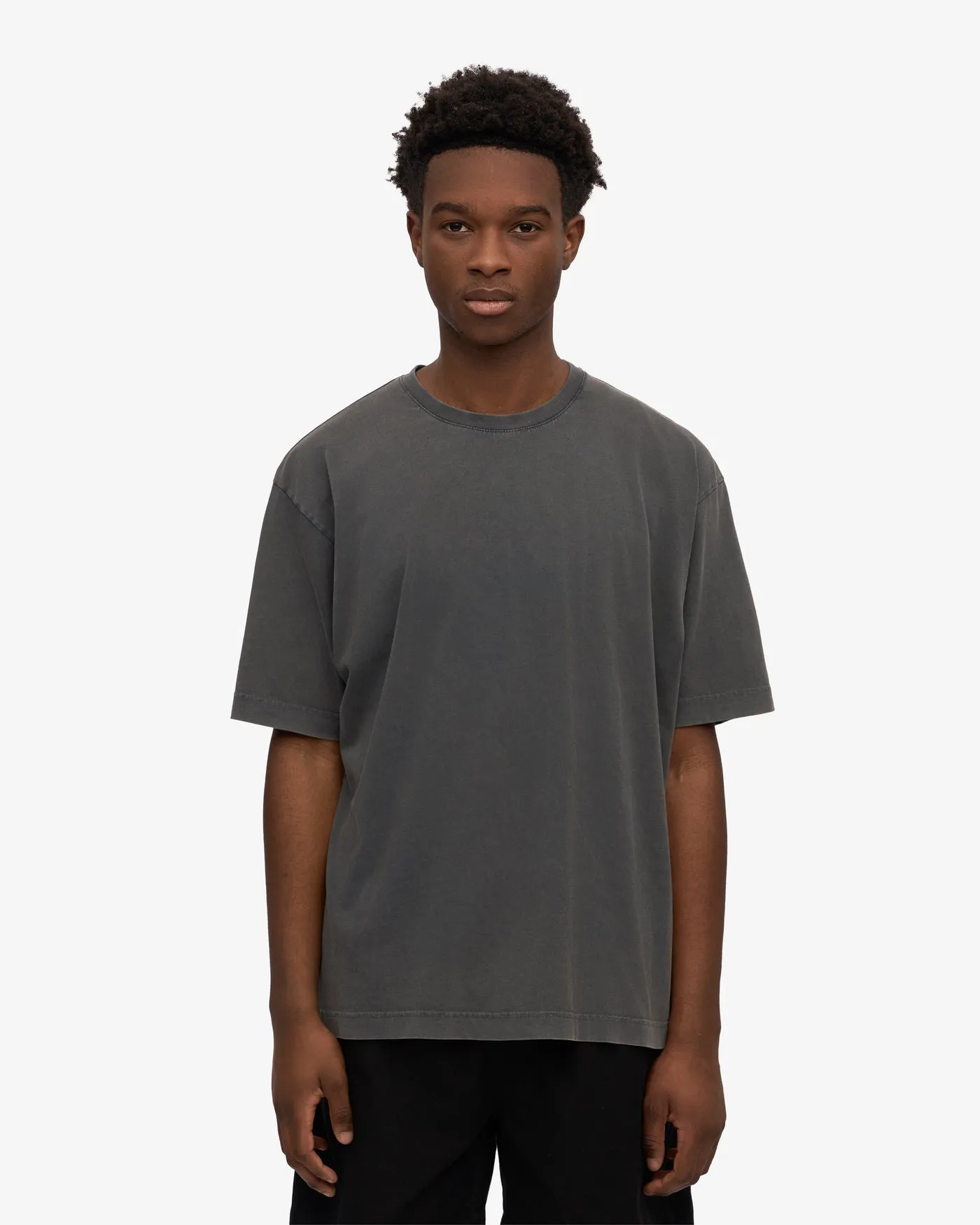 Colorful Standard Oversized Organic Tee - Faded Black