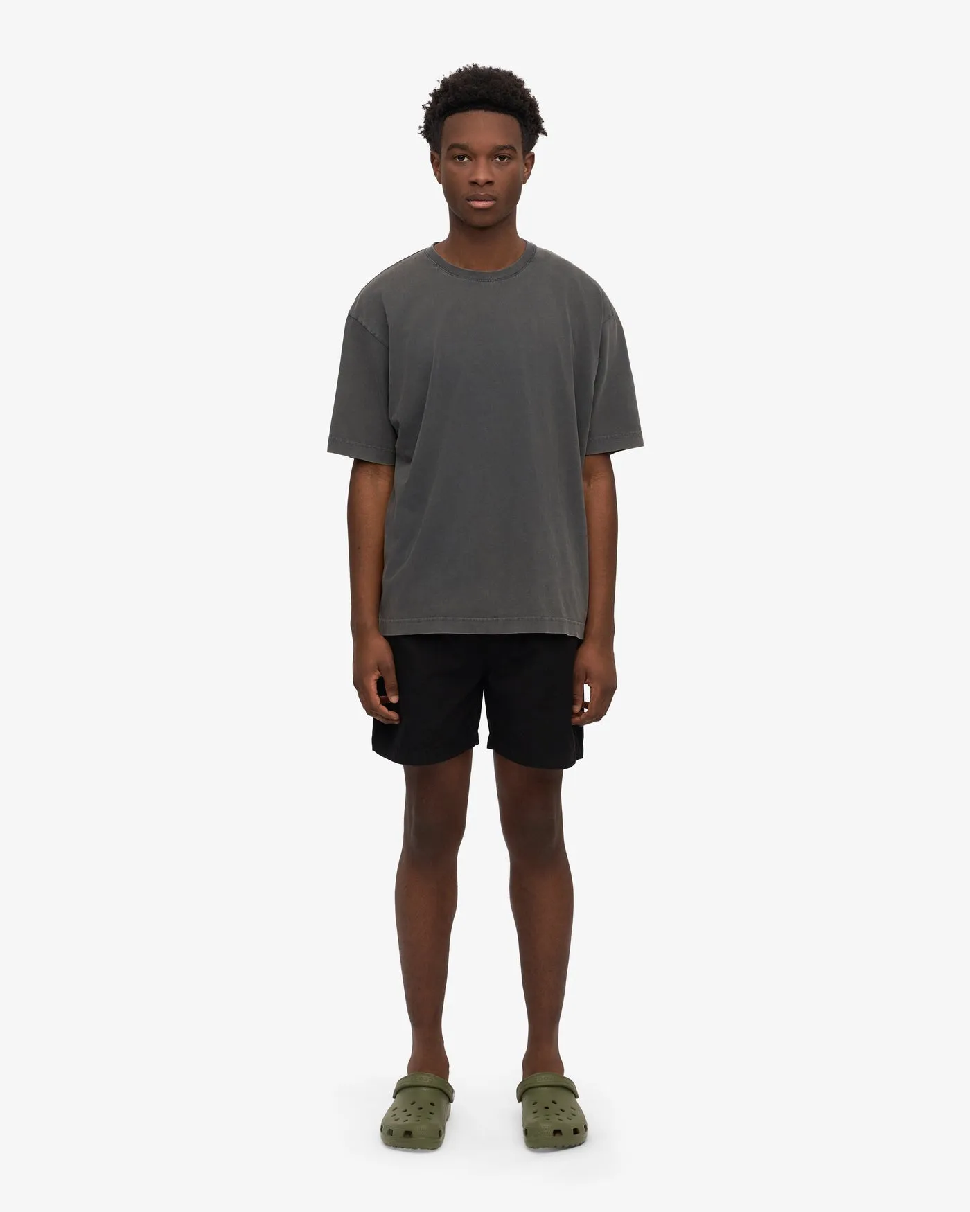 Colorful Standard Oversized Organic Tee - Faded Black