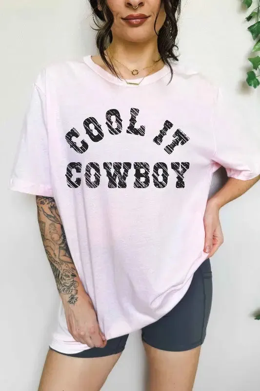 Cool It Cowboy Oversized Tee