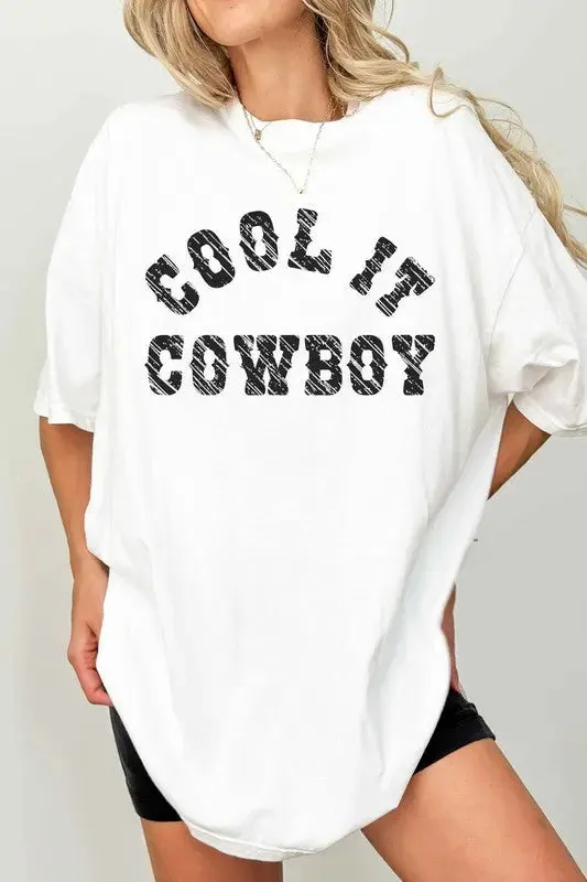 Cool It Cowboy Oversized Tee