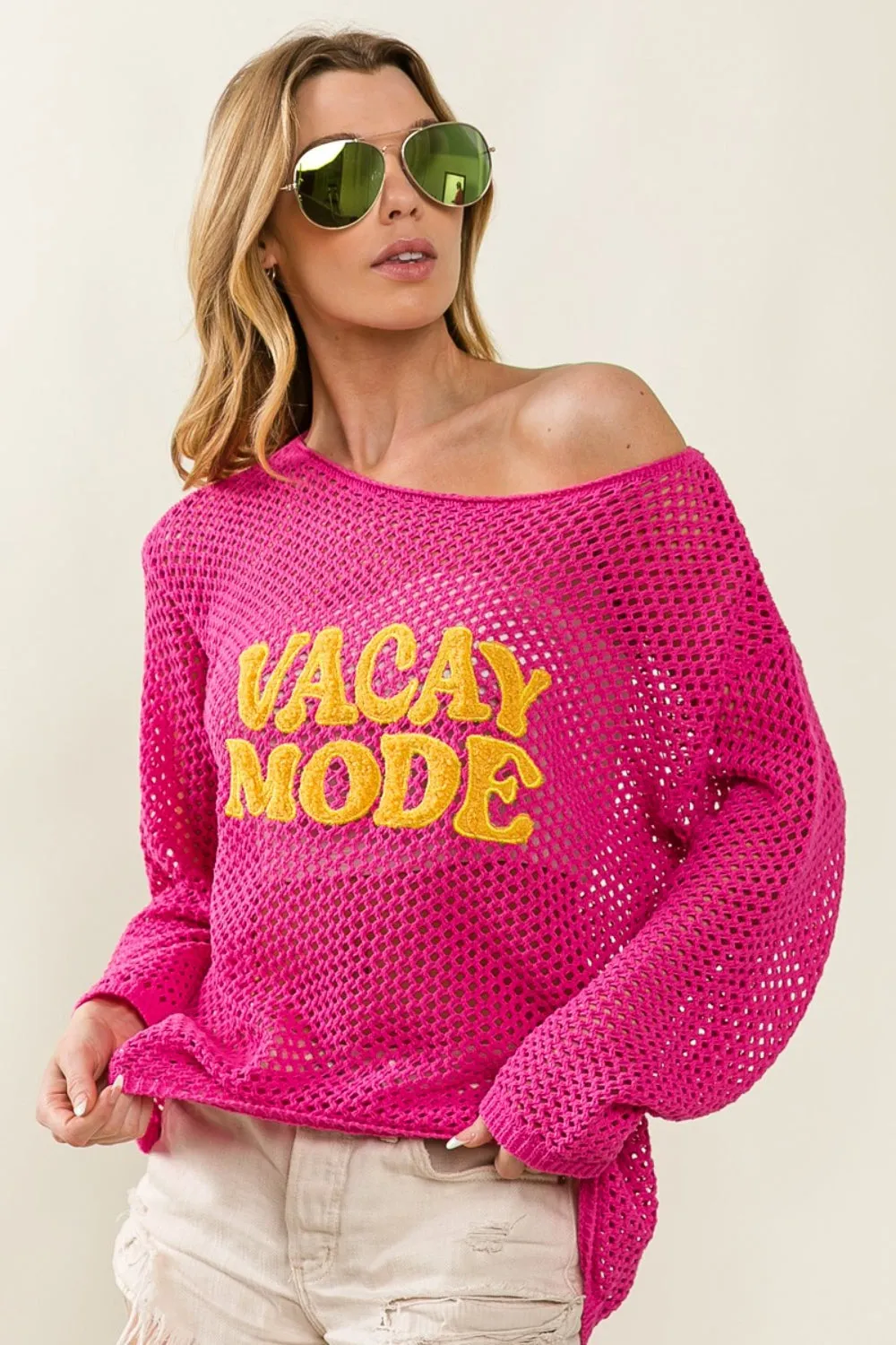 Explore More  Collection - BiBi VACAY MODE Embroidered Knit Cover Up