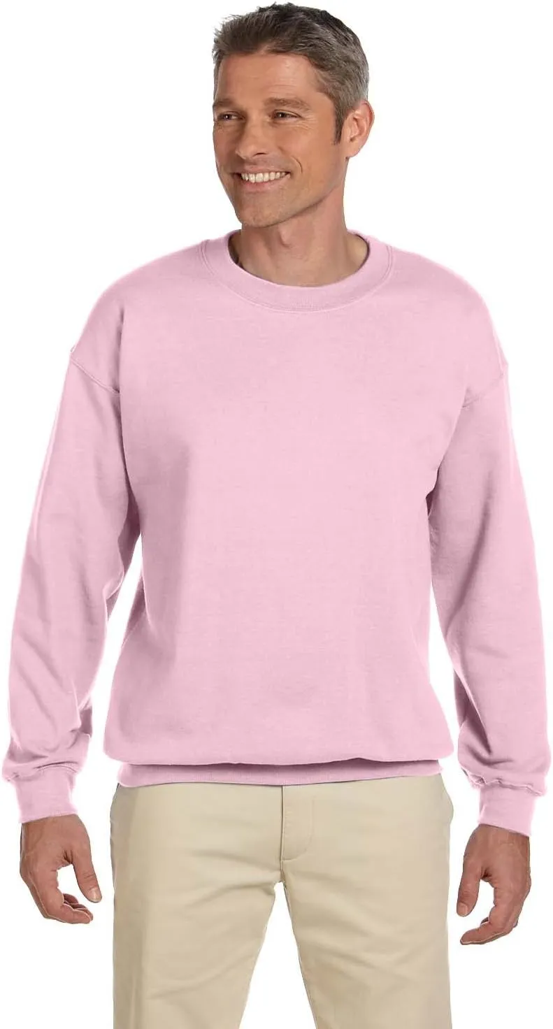 Gildan Men's Heavyweight Waistband Sweatshirt, Light Pink, 3XL