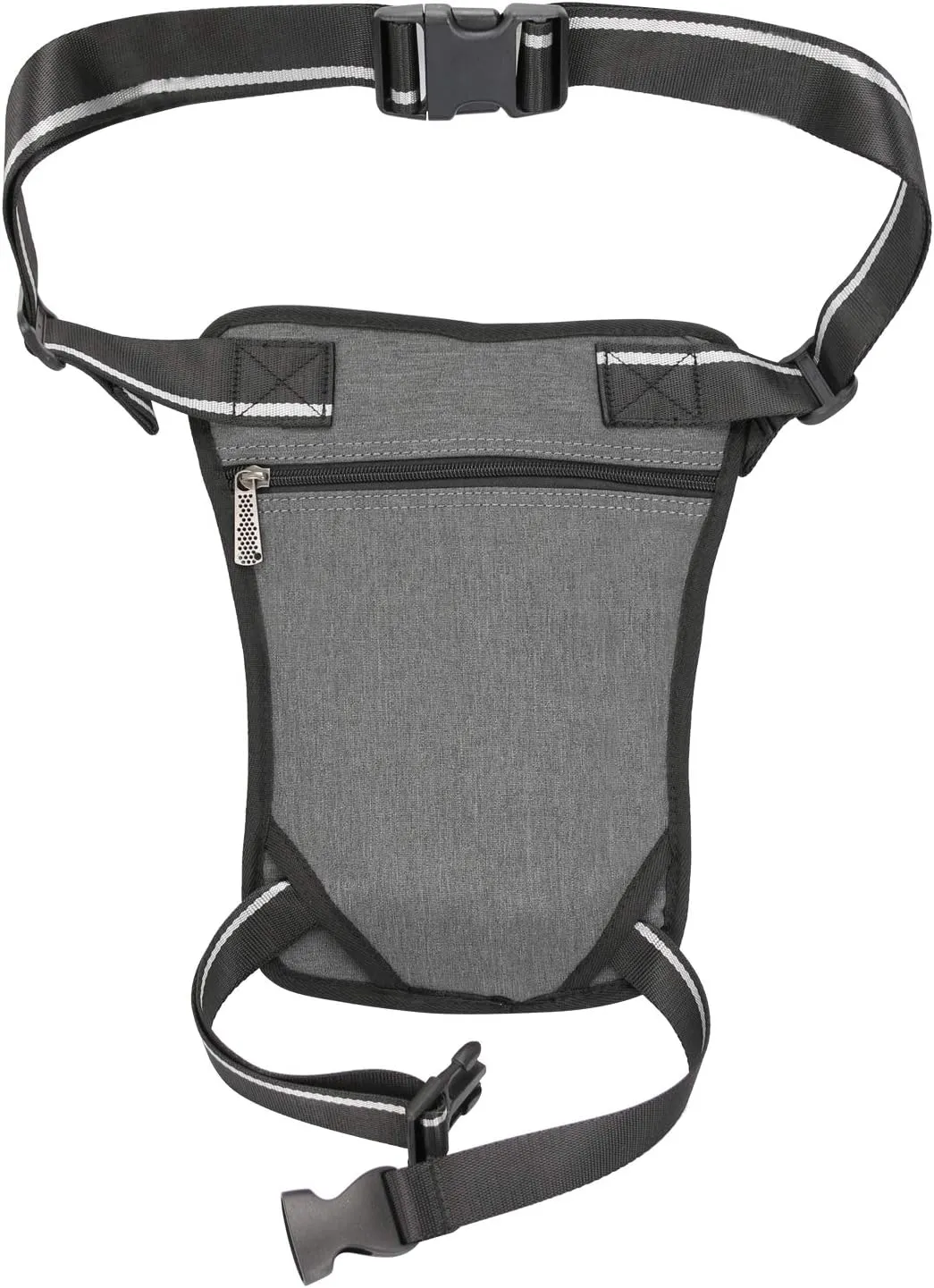 Larswon Thigh Pack - Tactical Waist Bag for Motorcycle (Light Gray)