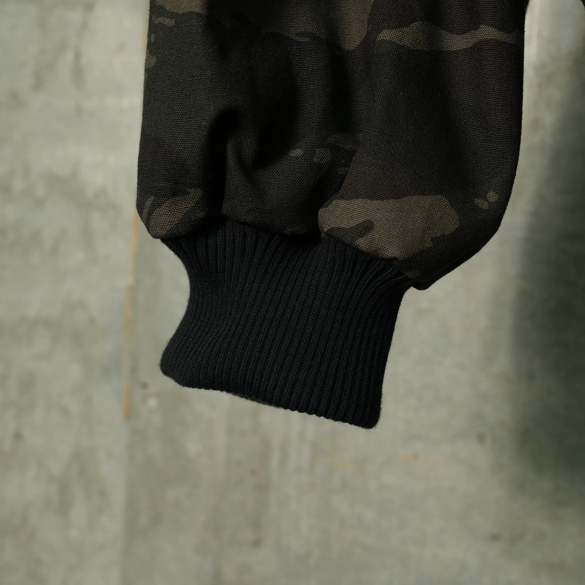 SHORT ACTIVE JACKET WITH CROSS RIVET-EX / CAMO