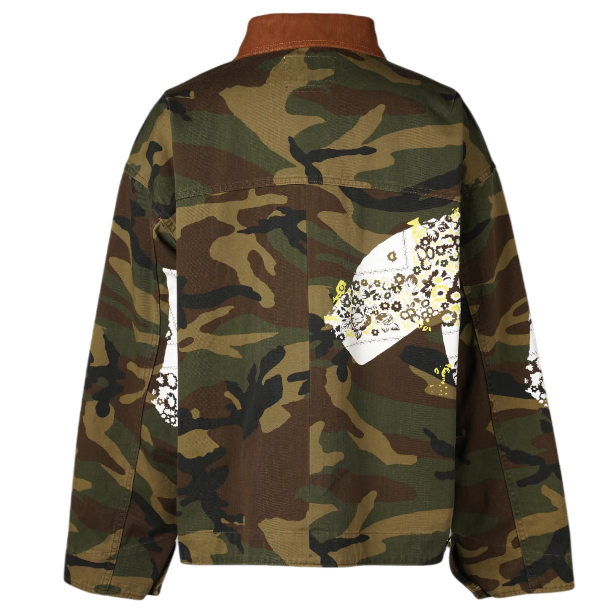 SIGN PRINT WORK JACKET / CAMO