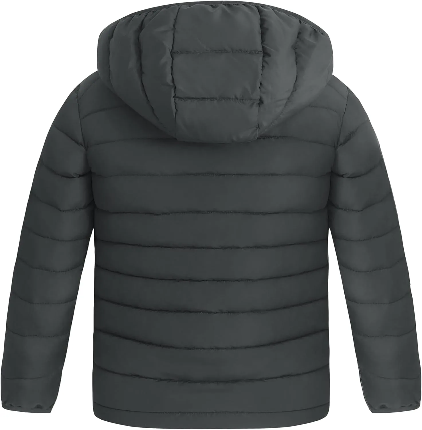 wantdo Boy's Light Puffer Jacket Packable Winter Jacket Windproof Hooded