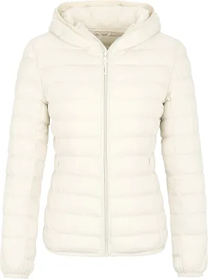 Wantdo Women's Hooded Packable Ultra Light Weight Short Down Jacket