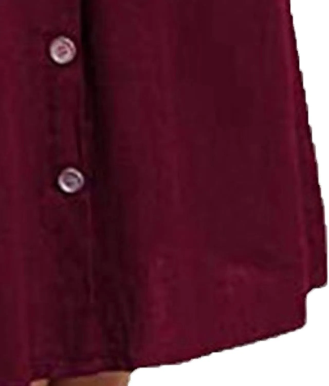 Women's High Waist Midi Skirt Vintage Elastic A-Line Pleated Button Front Skirts Casual Stretchy Skirts with Pockets