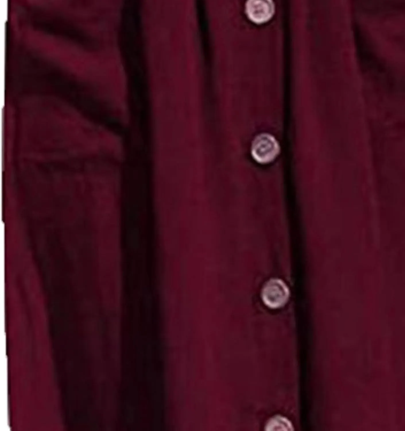 Women's High Waist Midi Skirt Vintage Elastic A-Line Pleated Button Front Skirts Casual Stretchy Skirts with Pockets